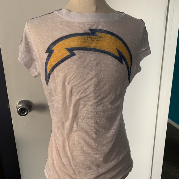 San Diego Chargers V-neck Tee Shirt - Picture 4 of 6
